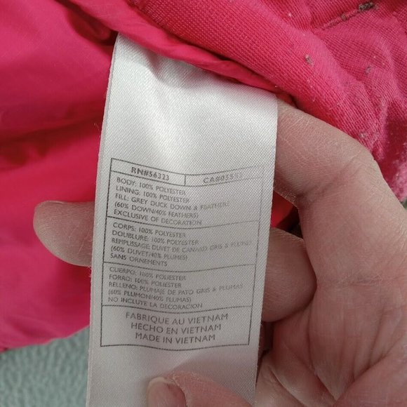 Nike Jacket Womens Small 4/6 Taupe Tan Puffer Down Insulated Fitted Fleece Lined - Picture 7 of 9